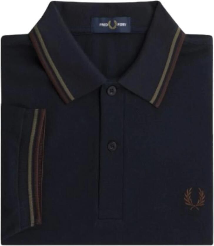 Fred Perry Iconisch Brits Poloshirt Blue Heren
