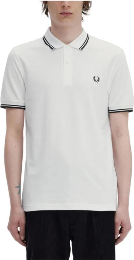 Fred Perry Twin Tipped Short Sleeve Polo Shirt Heren Black- Heren Black - Foto 10