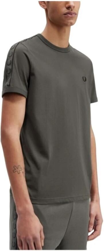 Fred Perry Iconisch Laurel Crown Mouw T-Shirt Green Heren - Foto 2