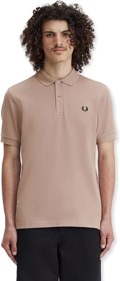 Fred Perry Heren Polo & T-shirt De Eenvoudige Shirt Pink Heren - Foto 2