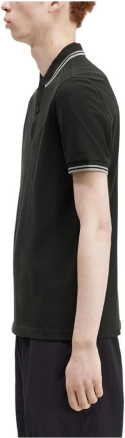 Fred Perry Klassiek Poloshirt voor Sportieve en Verfijnde Stijl Groen Heren - Foto 2