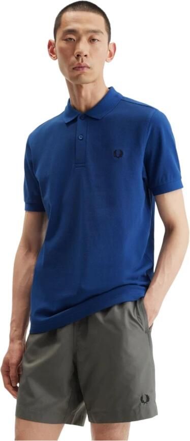 Fred Perry Klassiek T-shirt Blue Heren - Foto 5