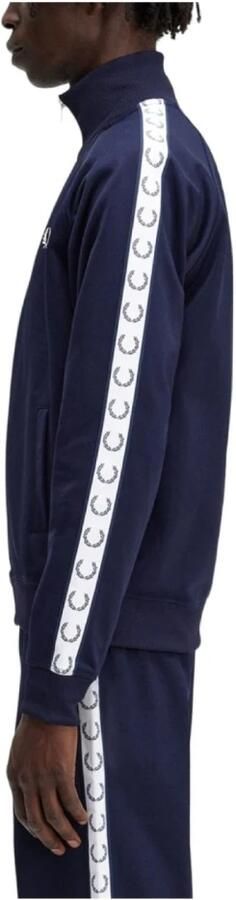 Fred Perry Blauwe herenhoodie met iconische sportkledingstijl Blauw Heren - Foto 5