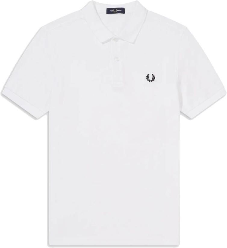 Fred Perry Origineel Single Stripe Katoenen Poloshirt White Heren - Foto 3