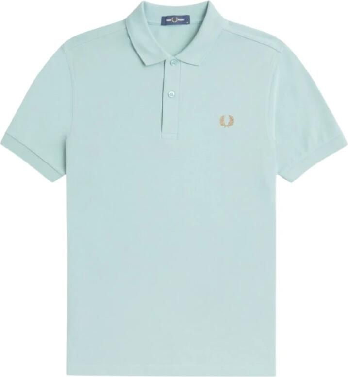 FRED PERRY Heren Polo's & T-shirts Plain Shirt Lichtblauw - Foto 8