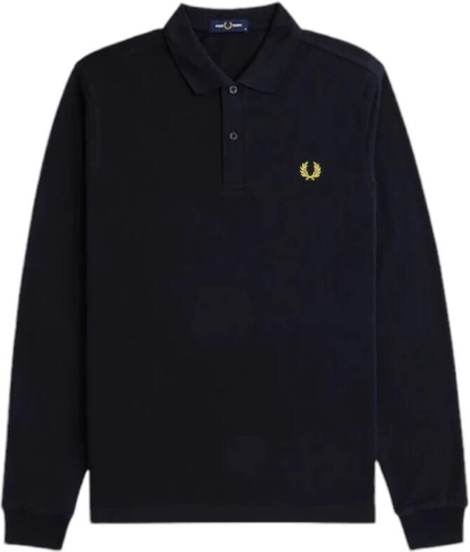 Fred Perry Klassieke Polo Shirt voor Mannen Blue Heren