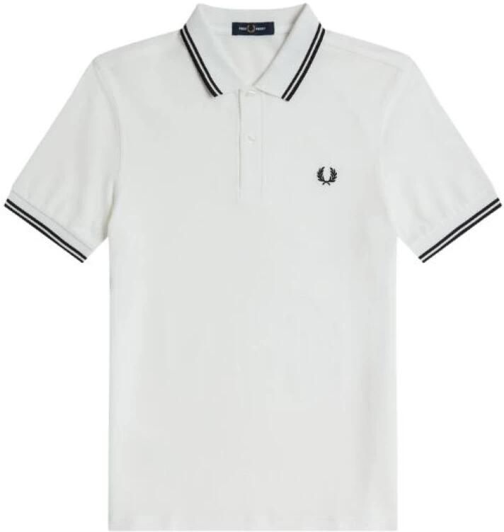 Fred Perry Klassieke Polo Shirt White Heren