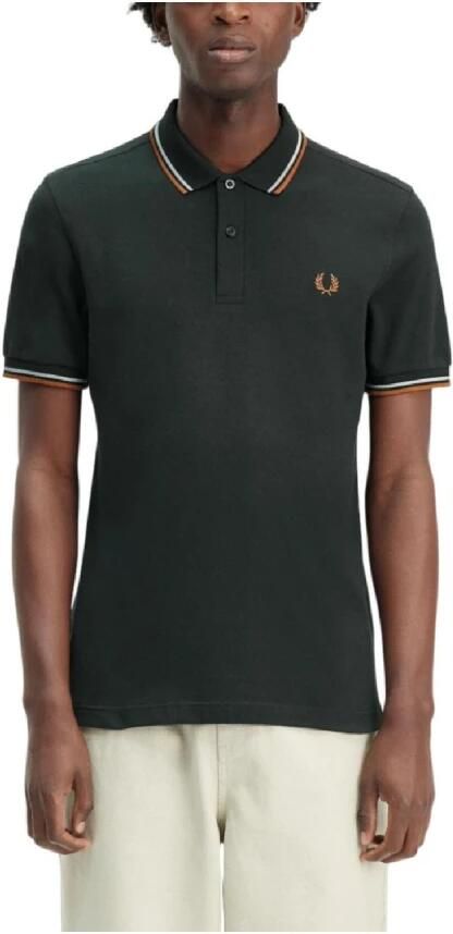 Fred Perry Klassieke Tipped Polo Shirt Green Heren - Foto 3