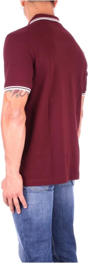 Fred Perry Granate 597 Twin Tipped Shirt Bruin Heren - Foto 3