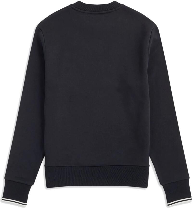 Fred Perry Heren Sweatshirt met Dubbele Streep Manchet Black Heren - Foto 2