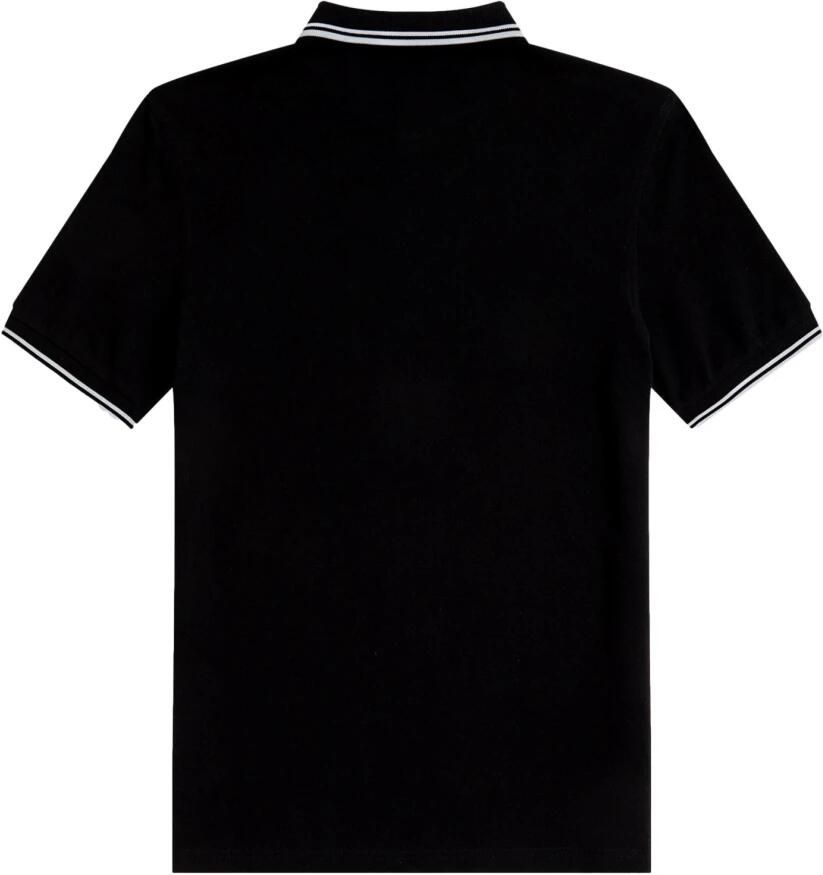 Fred Perry Slim Fit Twin Tipped Polo in Navy Snow White Mar Grass Blue Heren - Foto 7