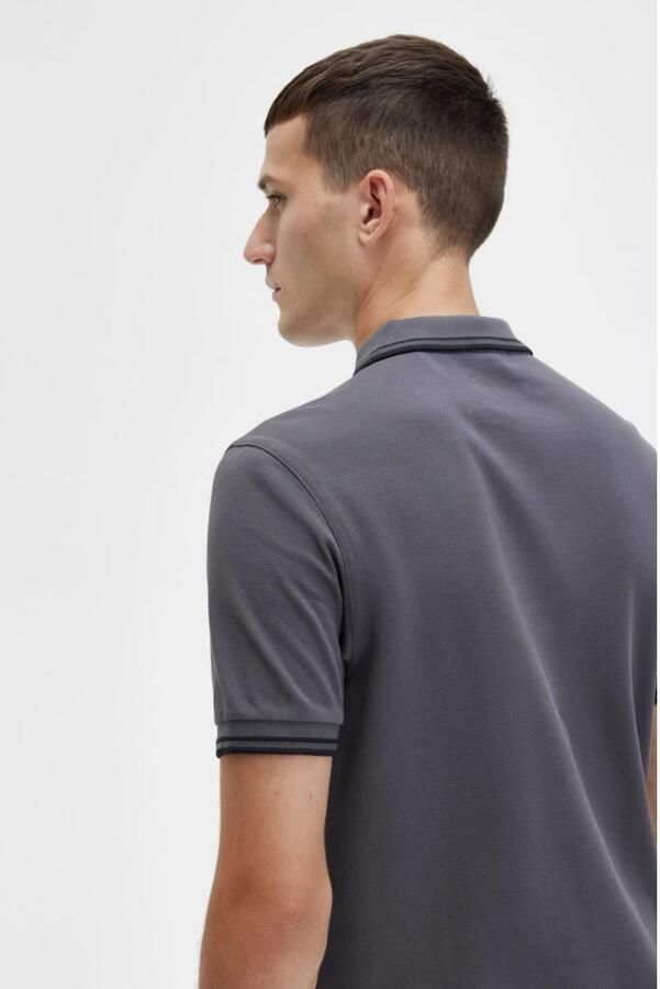 Fred Perry Polo M3600 Antraciet R66 Grijs Heren - Foto 2