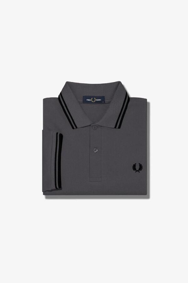 Fred Perry Polo M3600 Antraciet R66 Grijs Heren - Foto 6