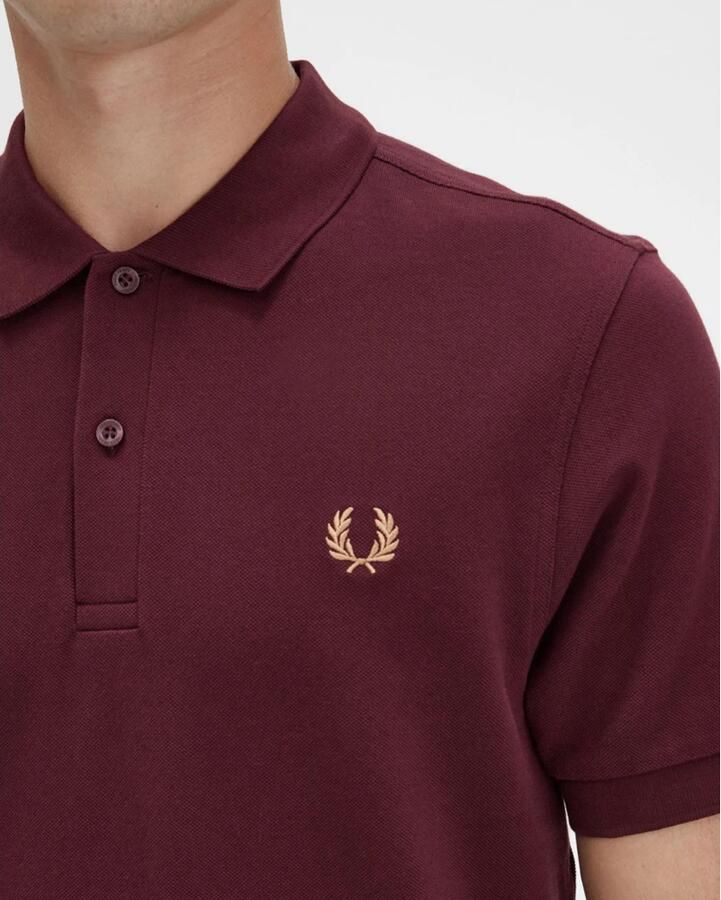 Fred Perry Rood Poloshirt met korte mouwen Red Heren - Foto 3