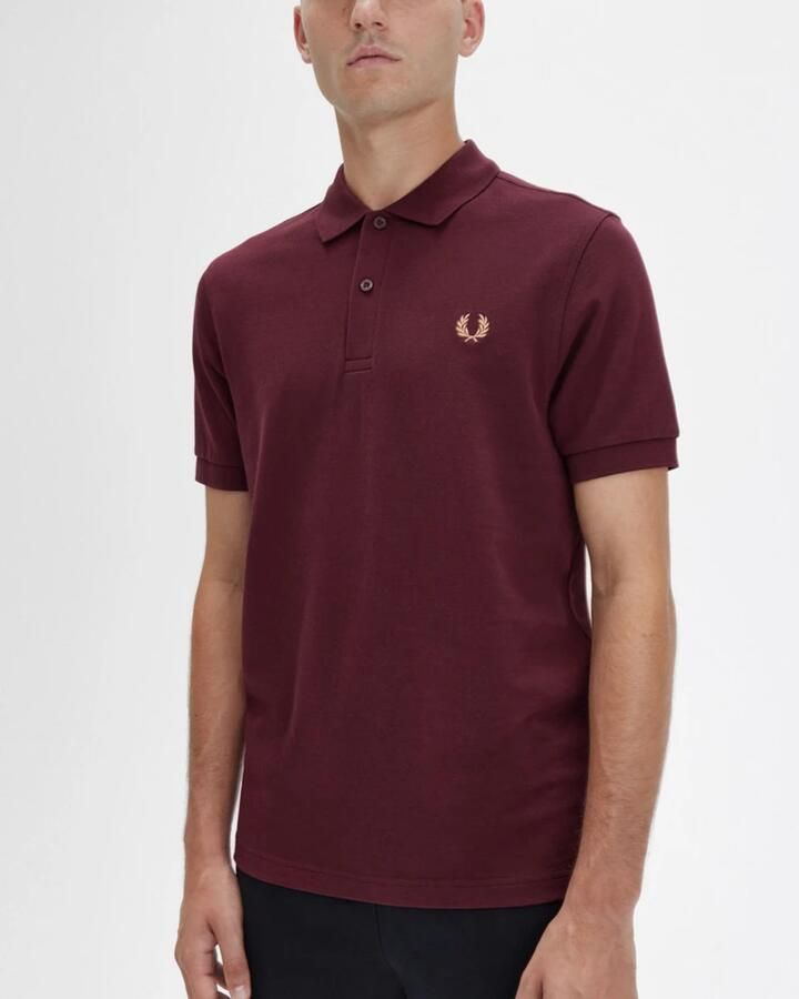 Fred Perry Rood Poloshirt met korte mouwen Red Heren - Foto 4