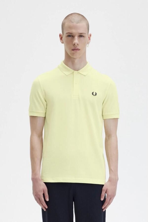 Fred Perry Gele poloshirt met korte mouw Yellow Heren - Foto 3