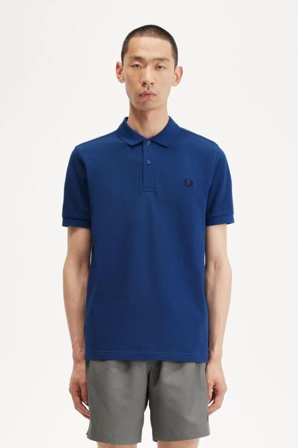 Fred Perry Klassiek T-shirt Blue Heren - Foto 2