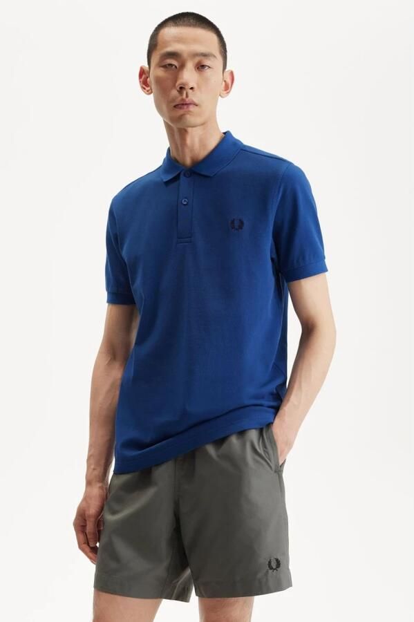 Fred Perry Klassiek T-shirt Blue Heren - Foto 3