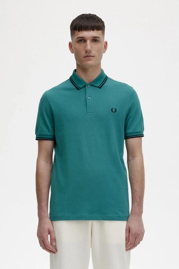 Fred Perry Klassieke Piqué Polo Shirt Green Heren - Foto 4