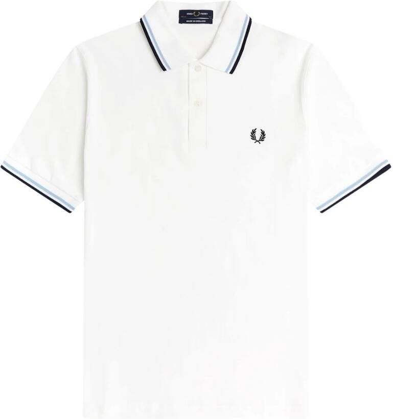 Fred Perry Casual Wit Gestreepte Kip Tote Tas White Heren - Foto 3