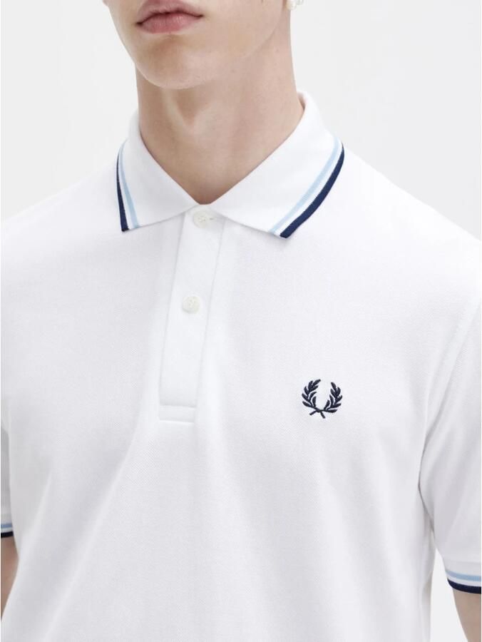 Fred Perry Casual Wit Gestreepte Kip Tote Tas White Heren - Foto 4