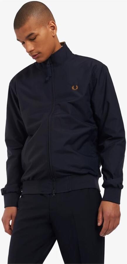 Fred Perry Sportieve Nylon Jas met Handtekening Detail Blue Heren - Foto 2