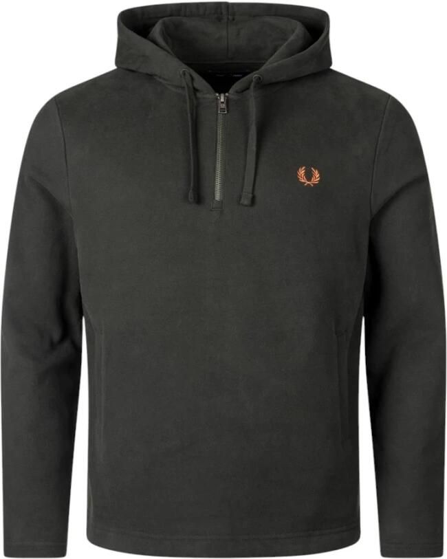 Fred Perry Stijlvolle Sweatshirt voor Mannen Green Heren