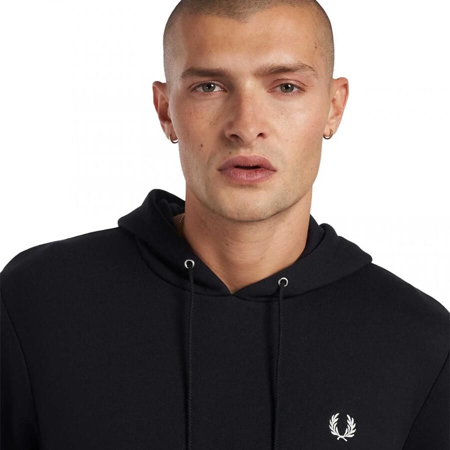 FRED PERRY Heren Truien & Vesten Tipped Hooded Sweatshirt Donkerblauw - Foto 2