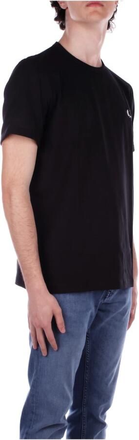 Fred Perry Zwarte T-shirts en Polos Collectie Black Heren - Foto 9