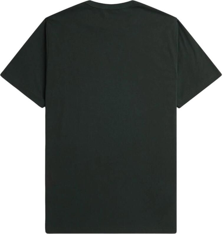 Fred Perry Groene Logo Tee Geborduurde Stijl Green Heren - Foto 8