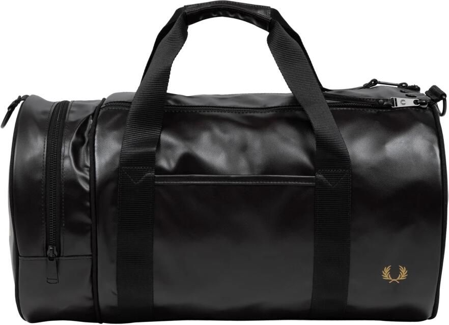 Fred Perry Zwarte Logo Voor- en Achtertas Black Unisex - Foto 3