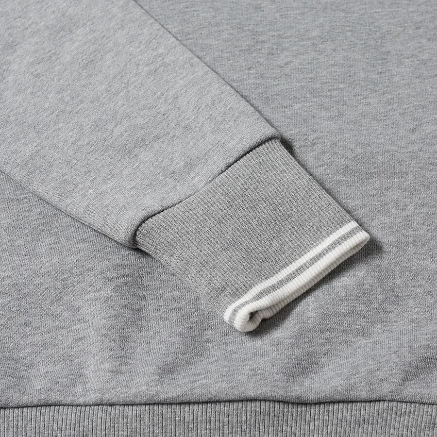 FRED PERRY Heren Truien & Vesten Half Zip Sweatshirt Lichtgrijs - Foto 3