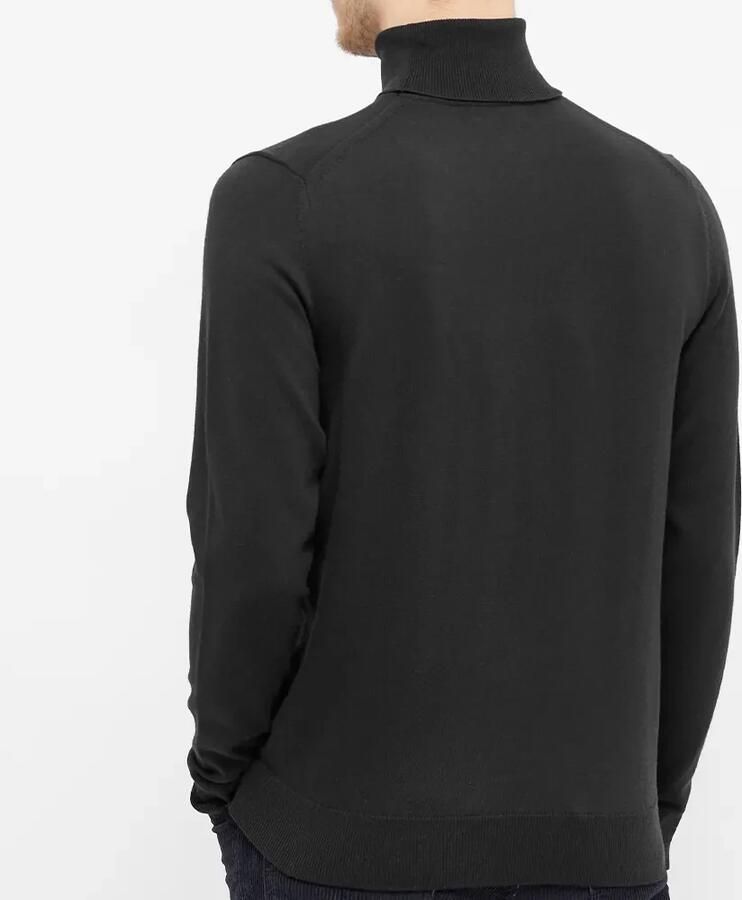 Fred Perry College Coltrui Zwart Dierenpatroon Winter Coltrui Black Heren - Foto 4