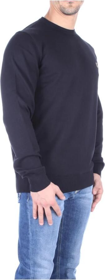 Fred Perry Klassieke Crew Neck Sweater Zwart Black Heren - Foto 3