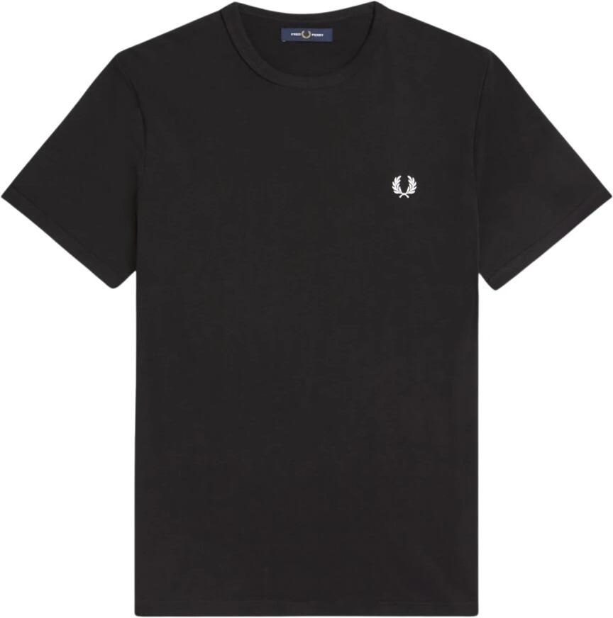 Fred Perry Zwarte T-shirts en Polos Collectie Black Heren - Foto 3