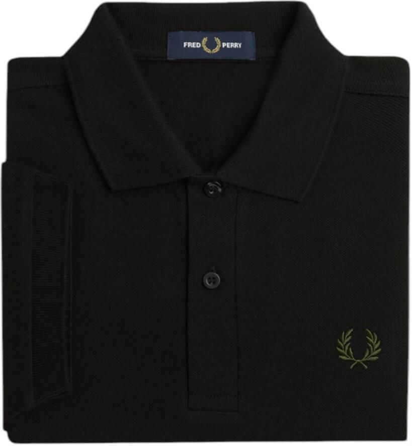 Fred Perry Zwarte T-shirts en Polos Black Heren