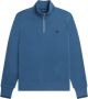 Fred Perry Half Zip Sweatshirt Midnight Blue Blauw Heren - Thumbnail 2