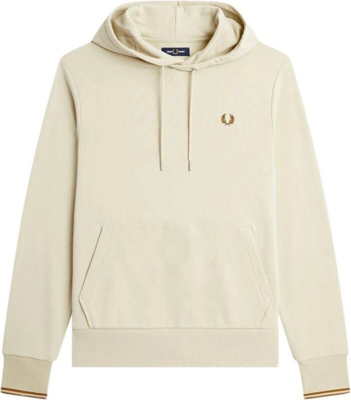 Fred Perry Heren Hoodie Beige Heren