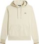 Fred Perry Beige Sportieve Hoodie met Verstelbare Capuchon en Kangaroo Zak Beige Heren - Thumbnail 2