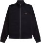 Fred Perry Heren Sweatshirt met hoge kraag en rits Zwart Heren - Thumbnail 1