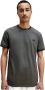 FRED PERRY Heren Polo's & T-shirts Twin Tipped T-shirt Olijf - Thumbnail 2