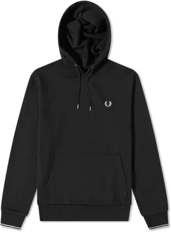 FRED PERRY Heren Truien & Vesten Tipped Hooded Sweatshirt Donkerblauw - Foto 4