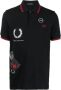 Fred Perry Katoenen Paal Shirt Zwart Heren - Thumbnail 1