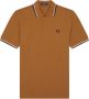 Fred Perry Klassiek Laurel Crown Polo Shirt Bruin Heren - Thumbnail 1