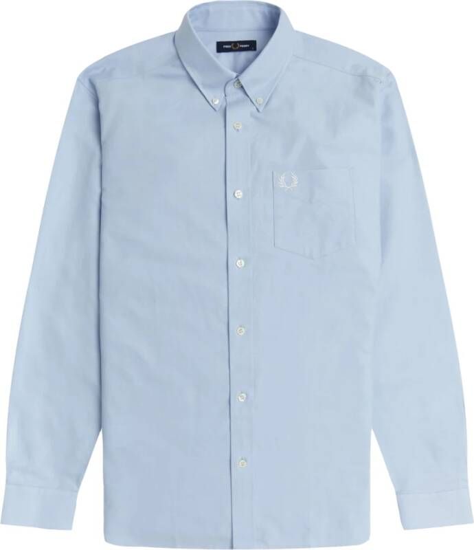 Fred Perry Klassiek Oxford Overhemd Blauw Heren