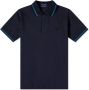 Fred Perry Klassiek Poloshirt Blauw Heren - Thumbnail 1