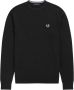 Fred Perry Klassieke Crewneck Sweaters Black Heren - Thumbnail 1