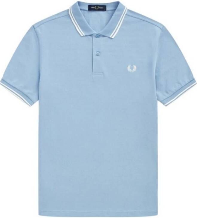 Fred Perry Klassieke Logo Polo Shirt Blauw Heren