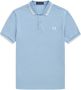 Fred Perry Klassieke Logo Polo Shirt Blauw Heren - Thumbnail 3