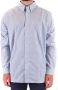 Fred Perry Klassieke Oversized Geruite Blouse Blauw Heren - Thumbnail 1